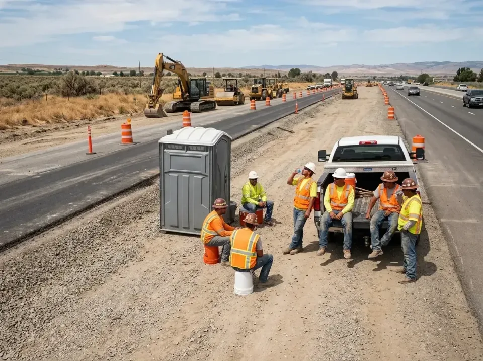 highway-road-construction-crew-007 — frequently asked questions, Porta Potty and Restroom Rentals in Estes Park, CO